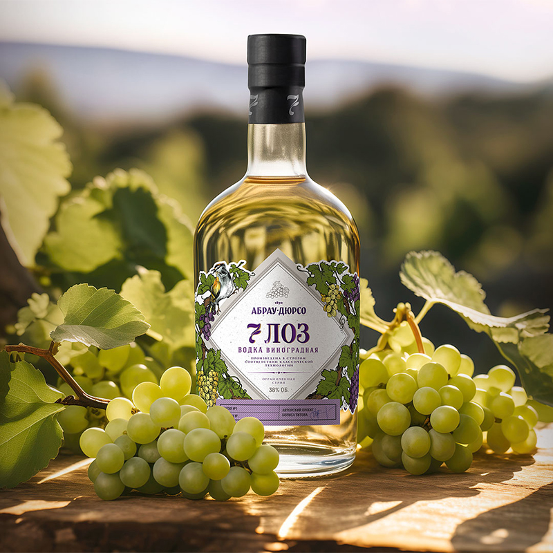 Пополнение Abrau Spirits — виноградная водка «7 лоз»