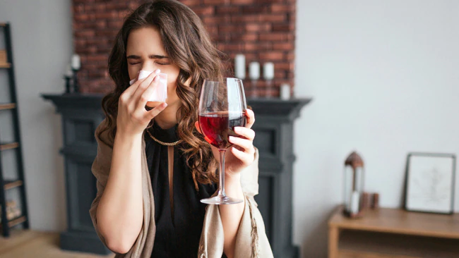 Помогает ли красное вино при простуде и других недугах: мифы и реальность
